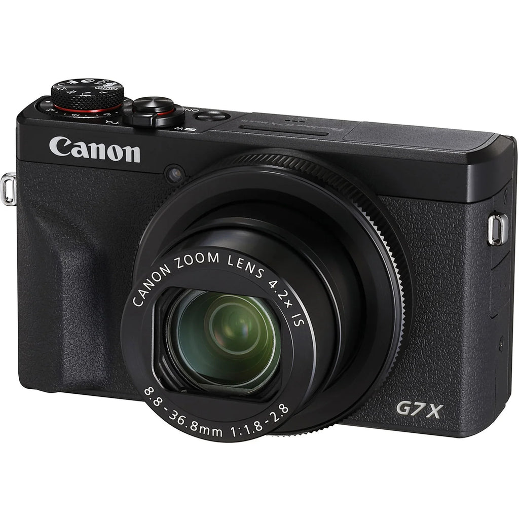 Canon PowerShot G7 X Mark III Black – 20.1MP 4K Camera for Vlogging & Social Media Content