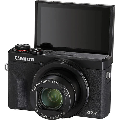 Canon PowerShot G7 X Mark III Black – 20.1MP 4K Camera for Vlogging & Social Media Content